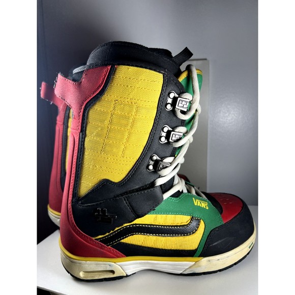 Vintage Vans Hi Standard Multi Color Snowboard Boots Men\'s Size 7 US 6 UK Rare main image 7
